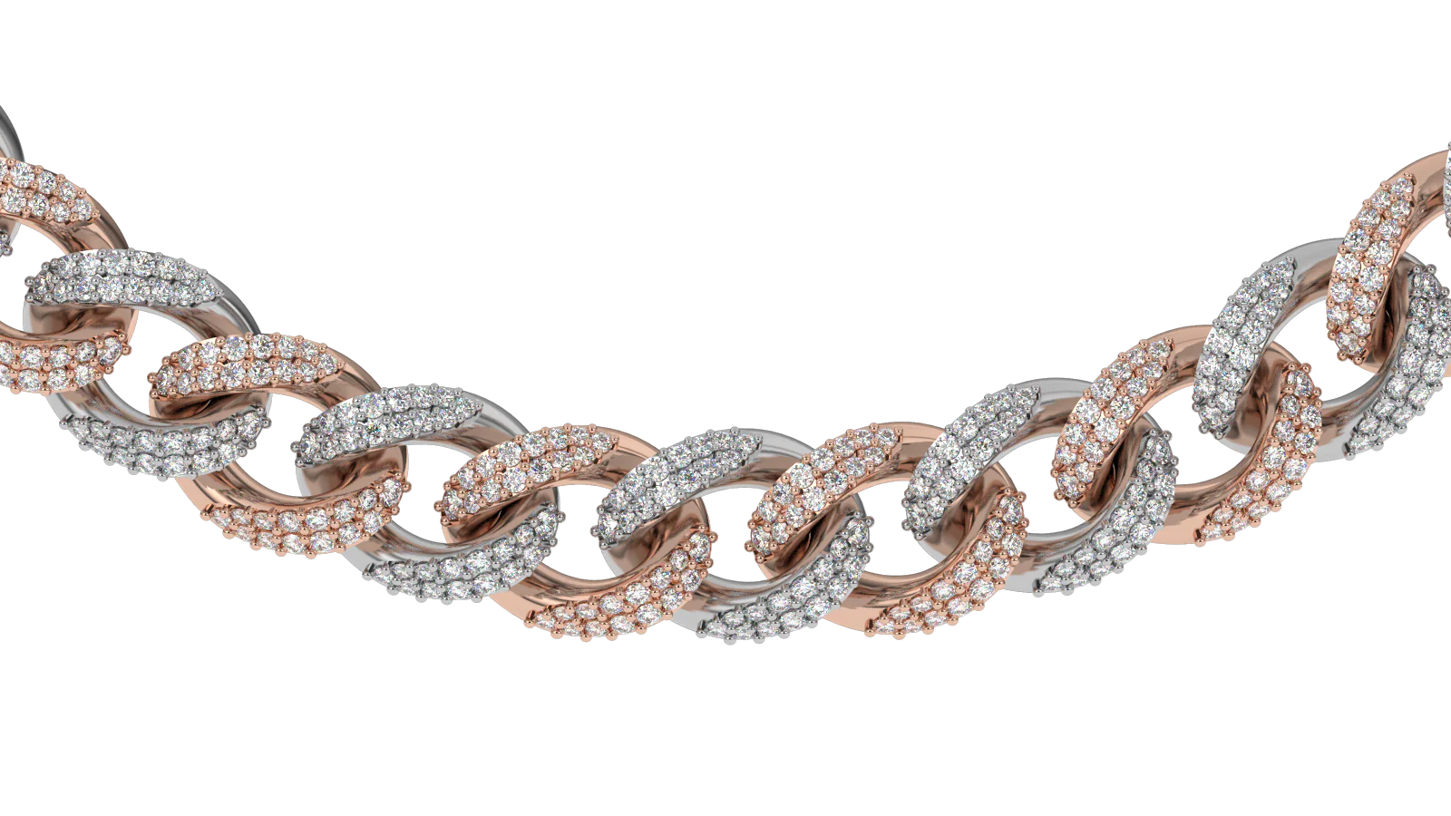Flooded Diamond Cuban Link Chain (10mm) - Image 14