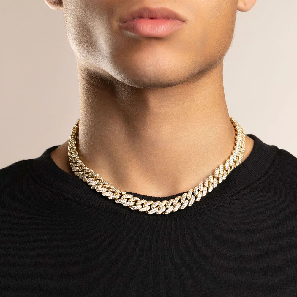 Diamond Cuban Link Chain 12mm - Image 5