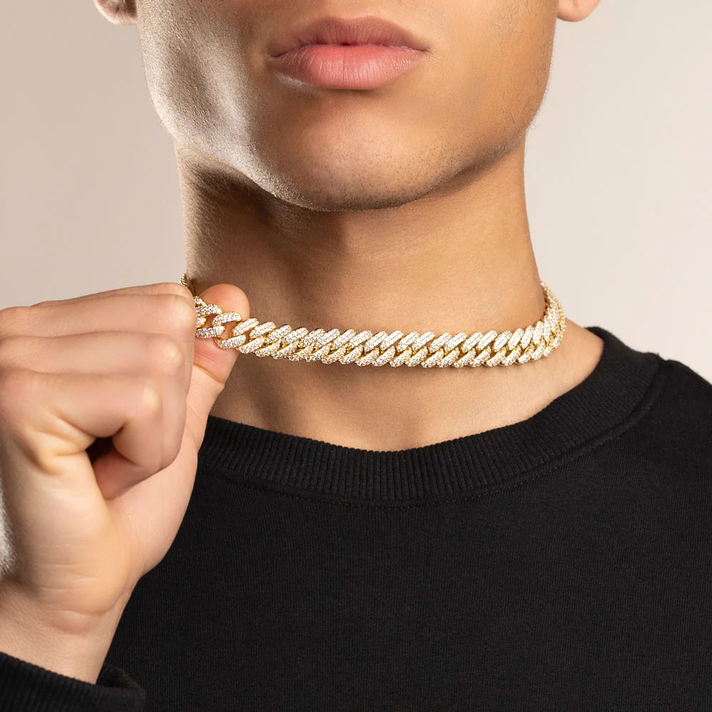 Diamond Cuban Link Chain 12mm - Image 6