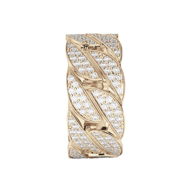 Diamond Cuban Link Ring - Image 7