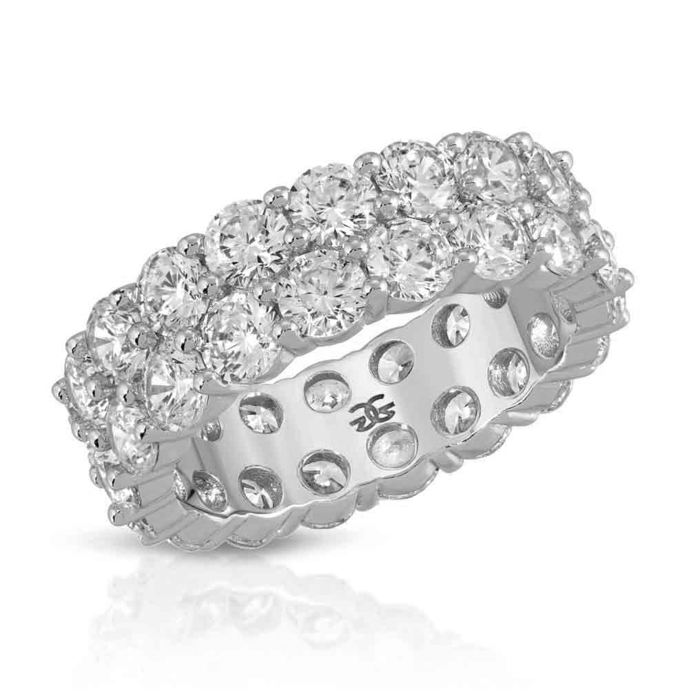 Diamond Dual Eternity Ring - Image 3