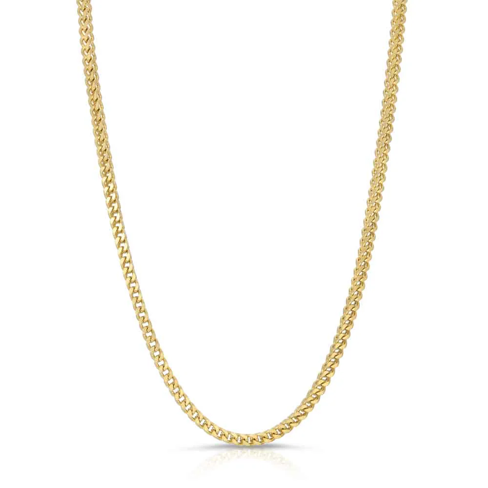 Gold Franco Chain 2.5mm - Image 4