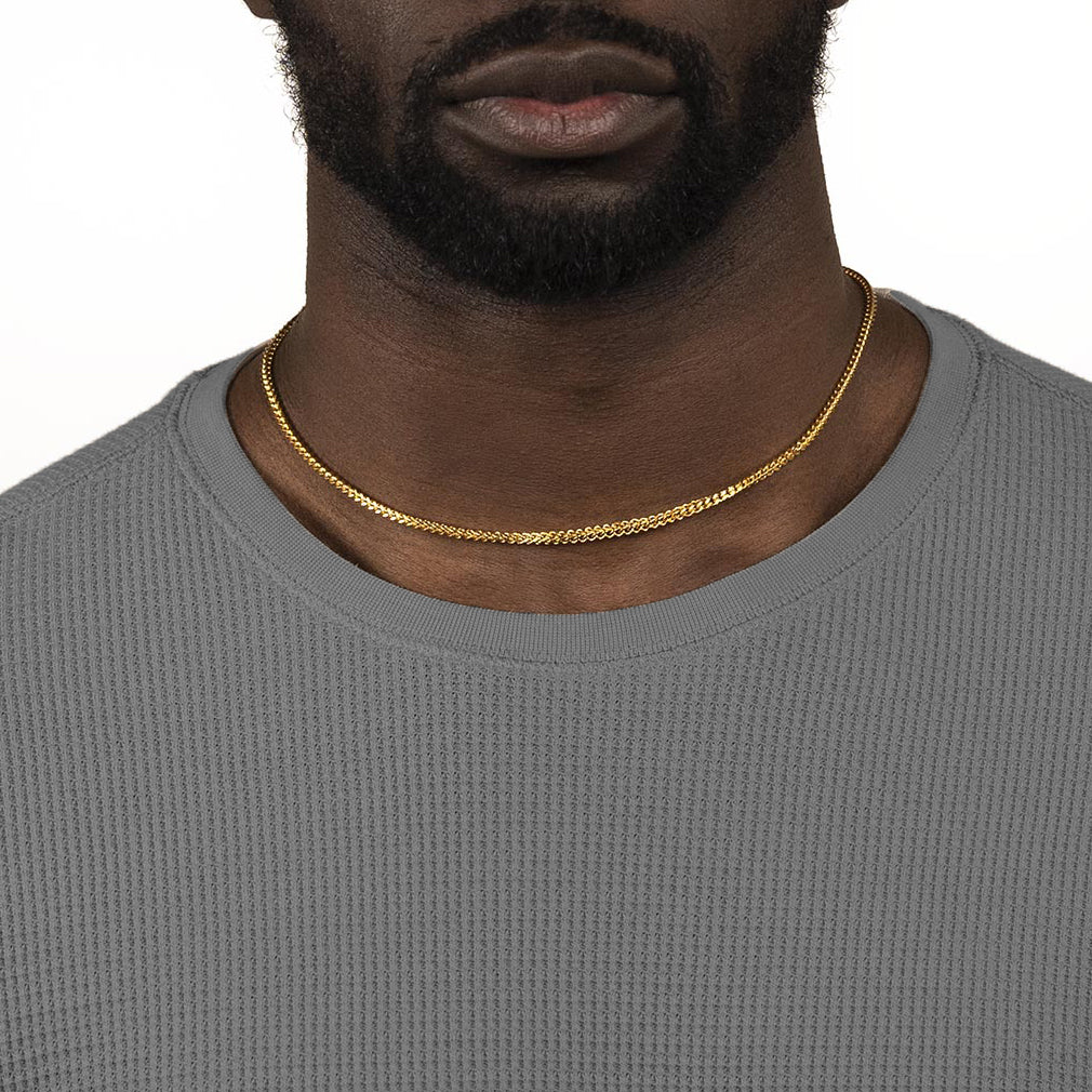 Gold Franco Chain 2.5mm - Image 5