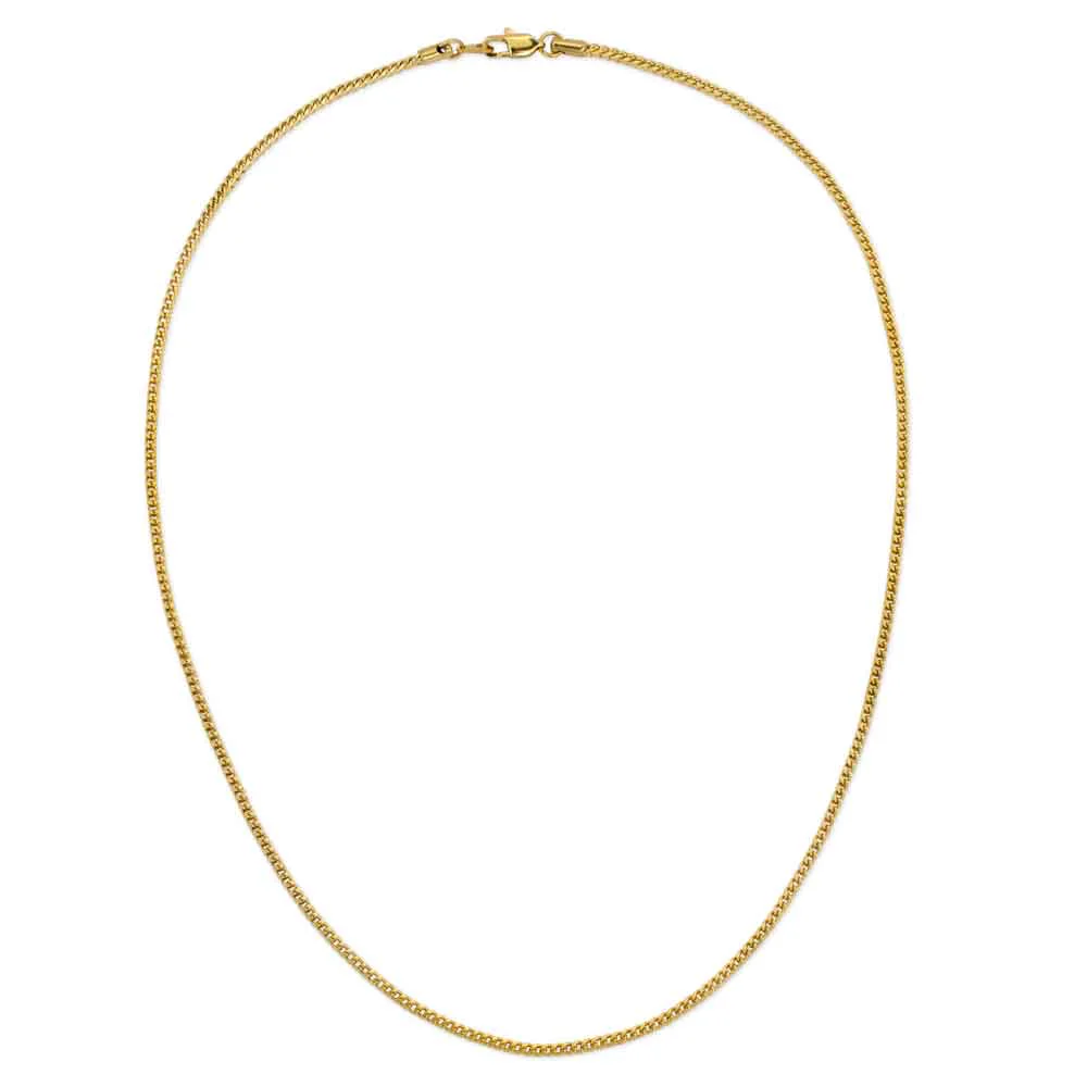 Gold Franco Chain 2.5mm - Image 7