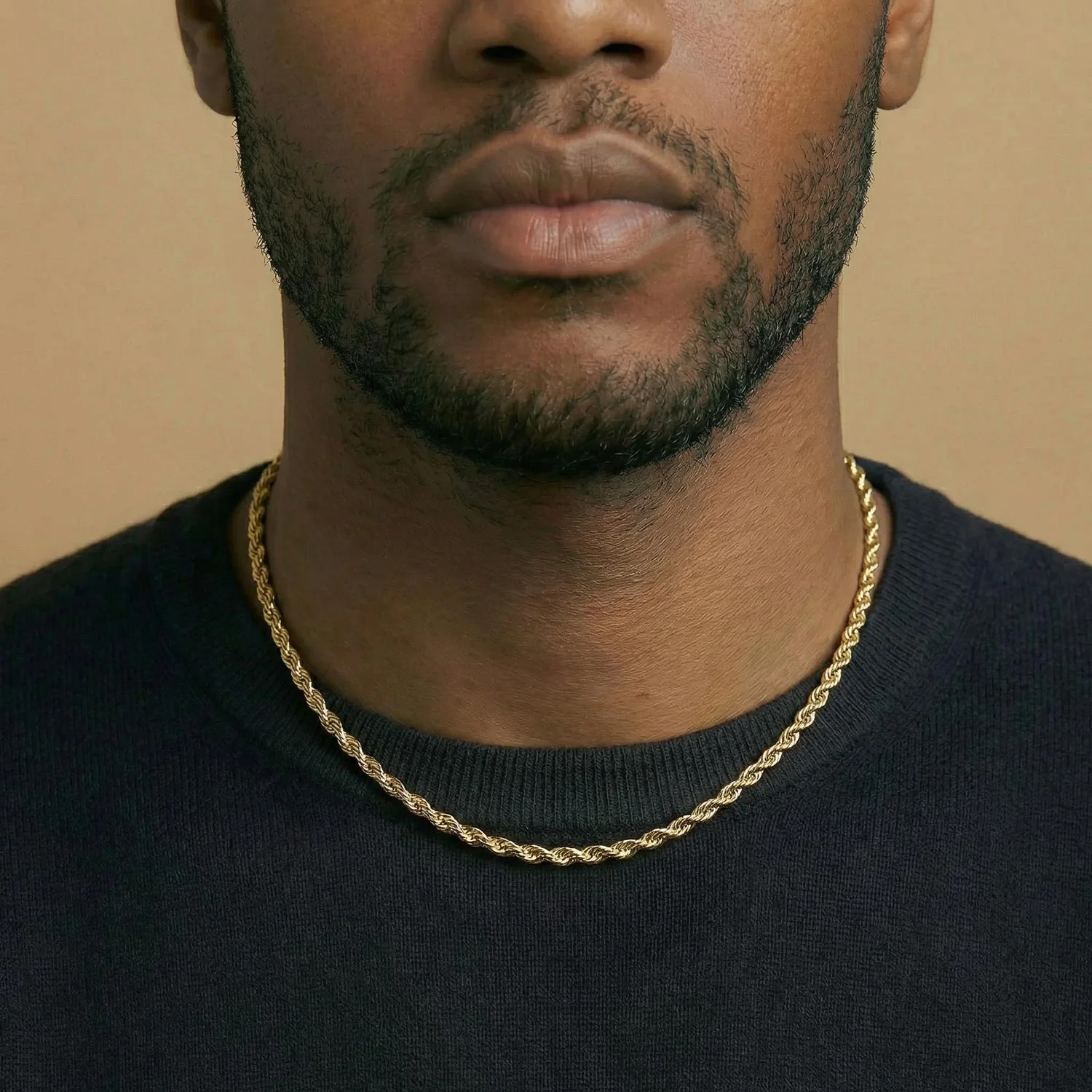 Gold Rope Chain 2.5mm - Image 3