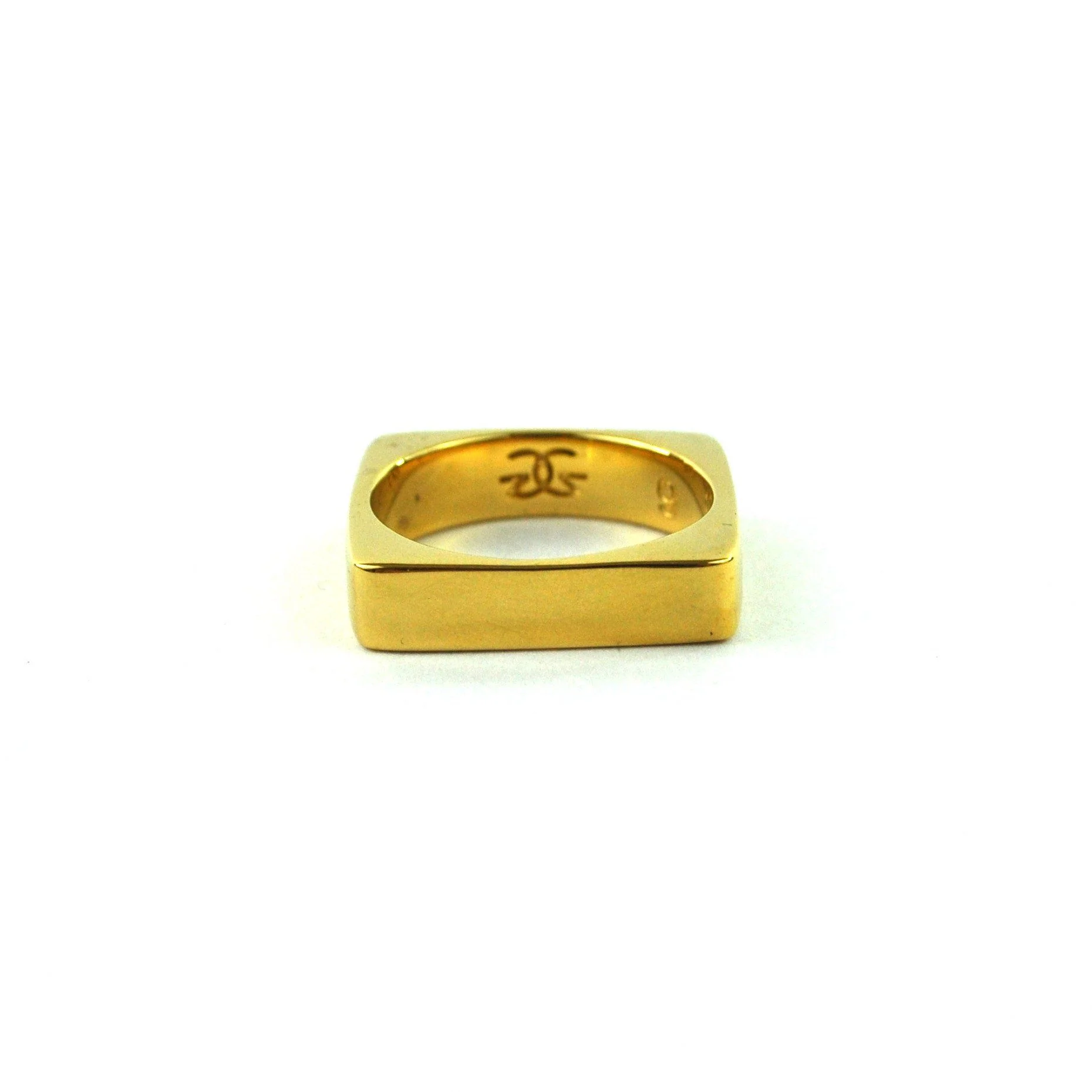 Gold Square Ring - Image 3