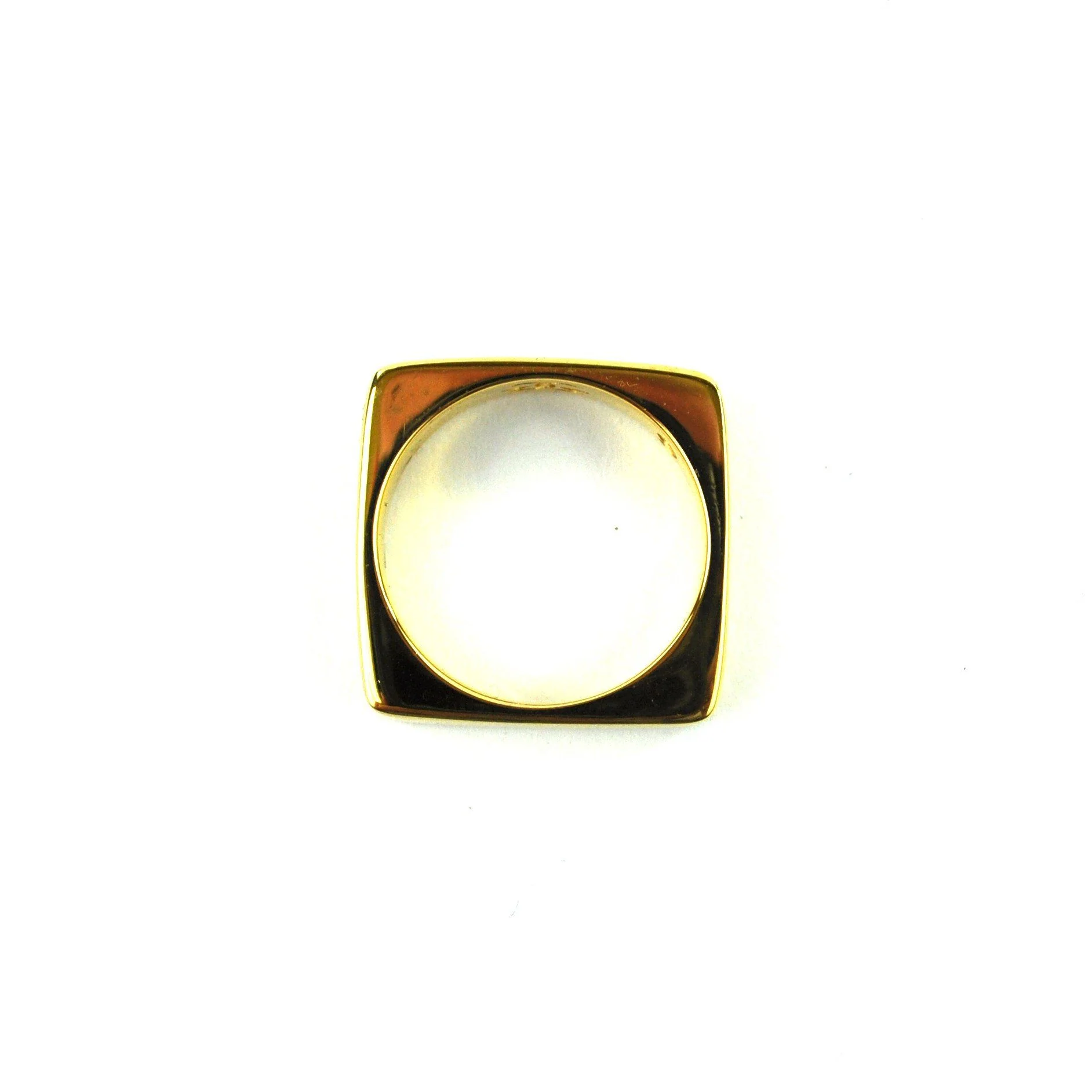 Gold Square Ring - Image 4