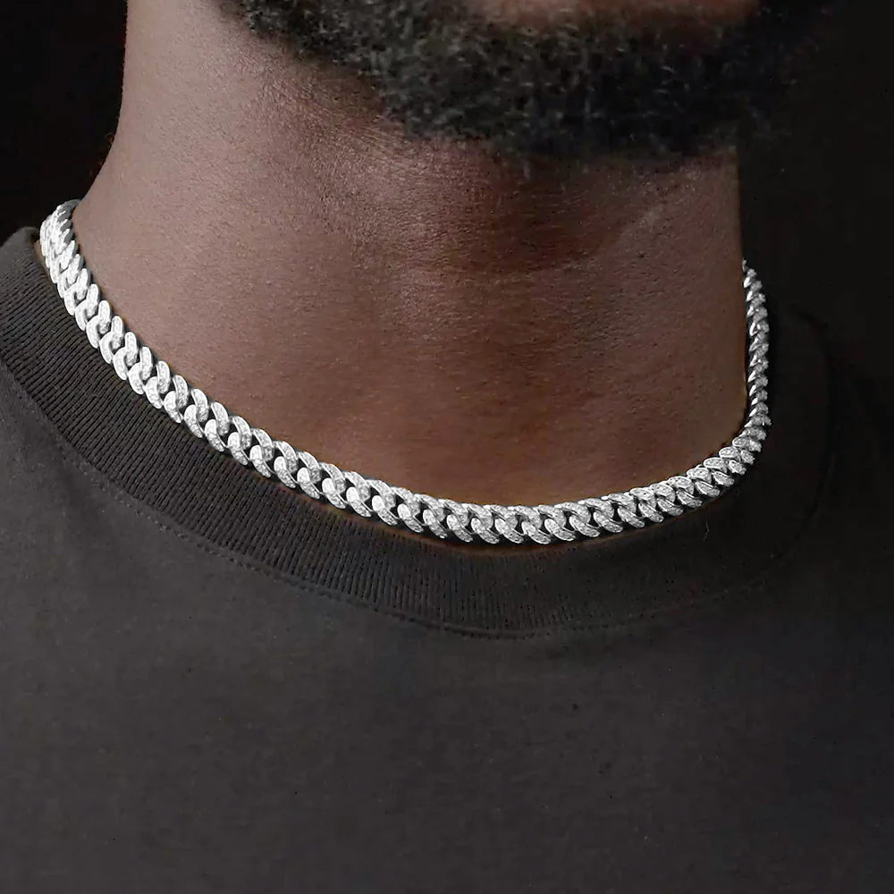 Micro Diamond Cuban Link Chain 8mm - Image 12