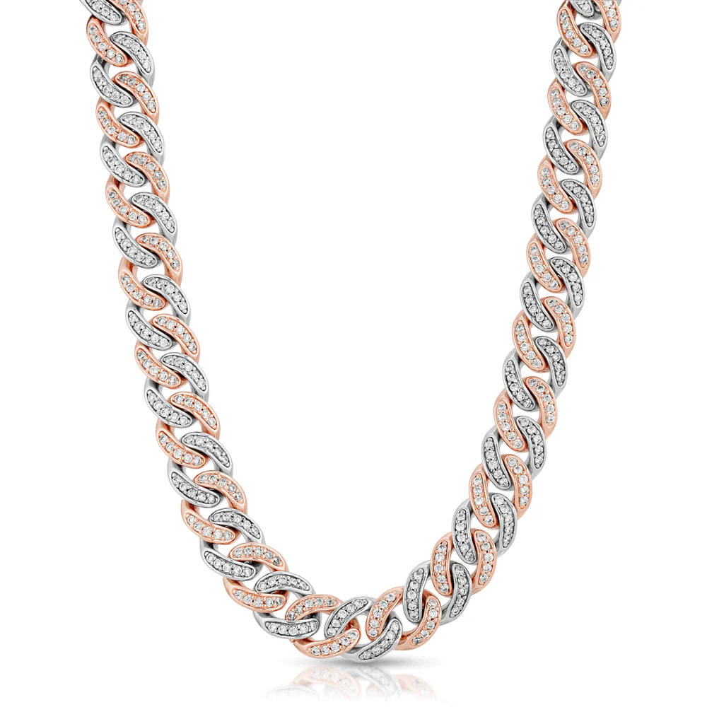 Micro Diamond Cuban Link Chain 8mm - Image 6