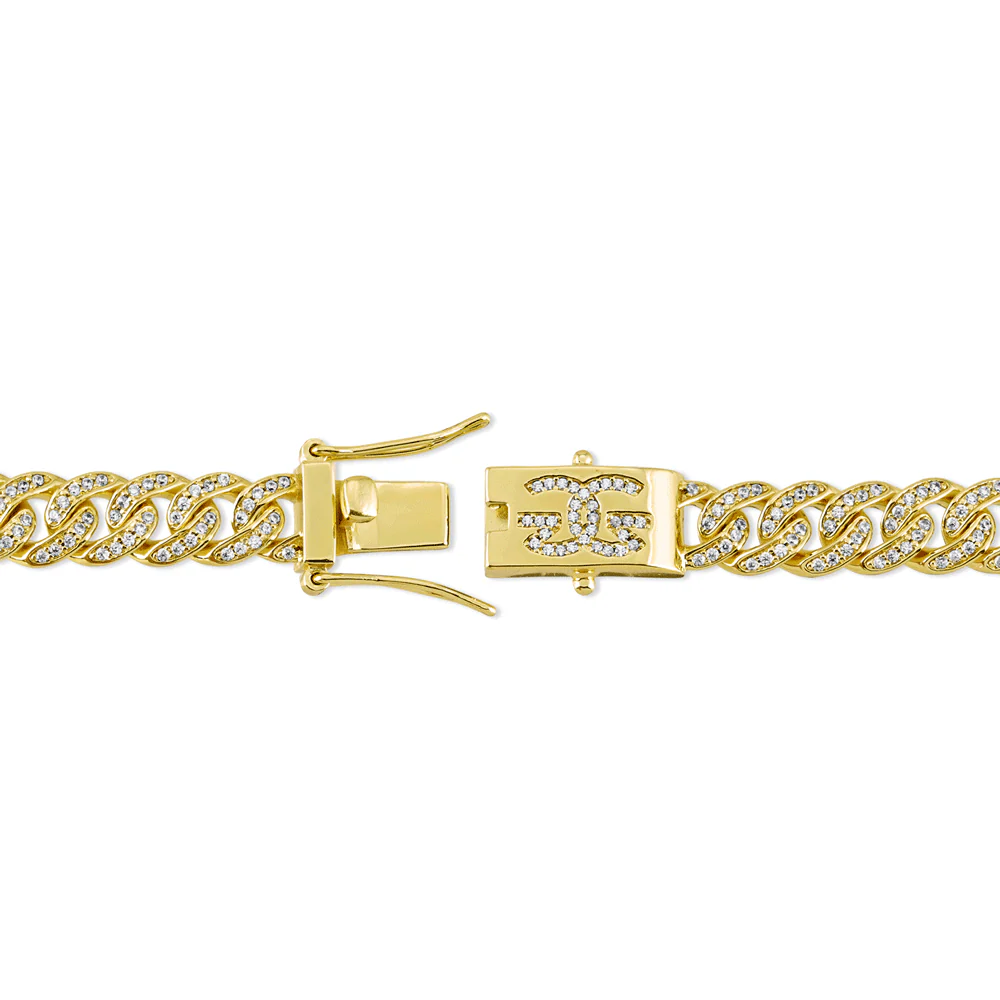Micro Diamond Cuban Link Chain 8mm - Image 7