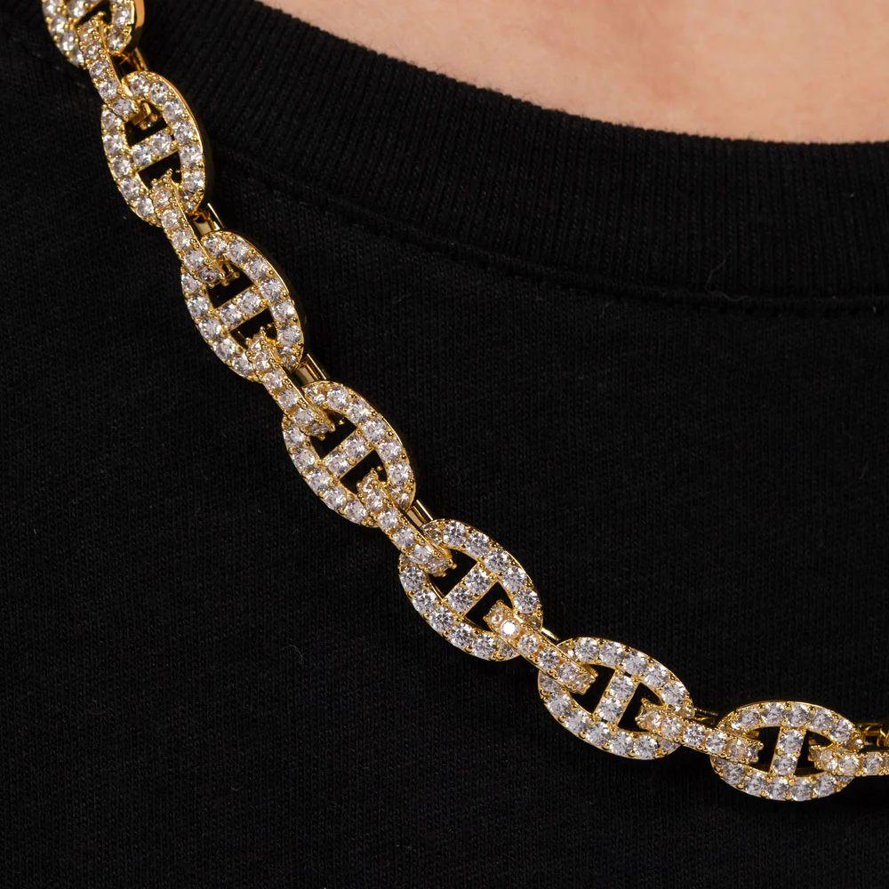 Micro Diamond Mariner Chain 10mm - Image 8
