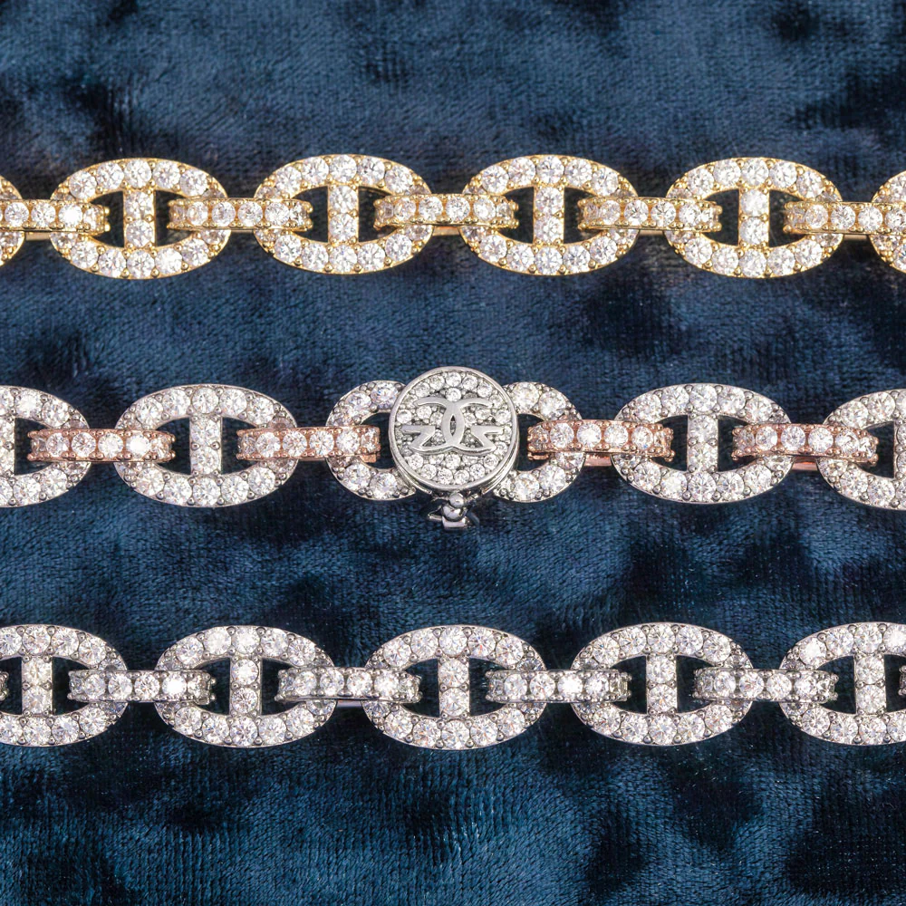 Micro Diamond Mariner Chain 10mm - Image 9