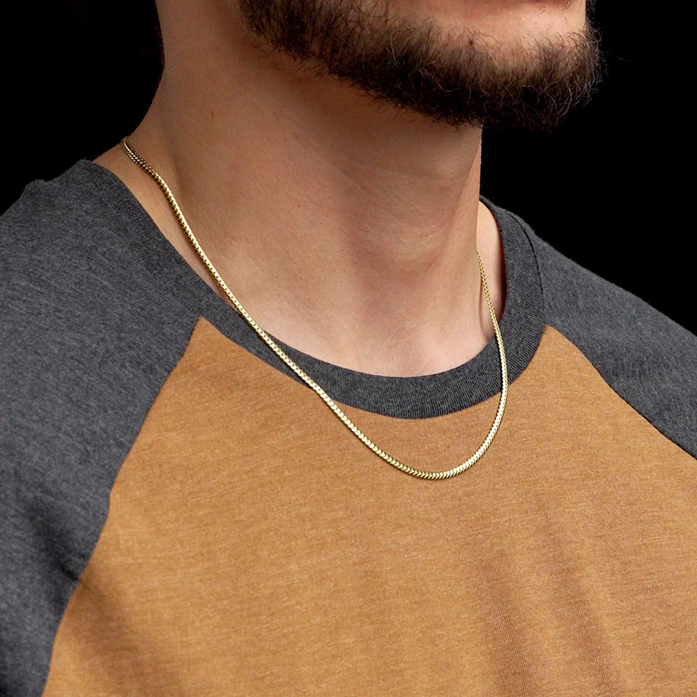 Solid Gold Cuban Link Chain Hollow - Image 11