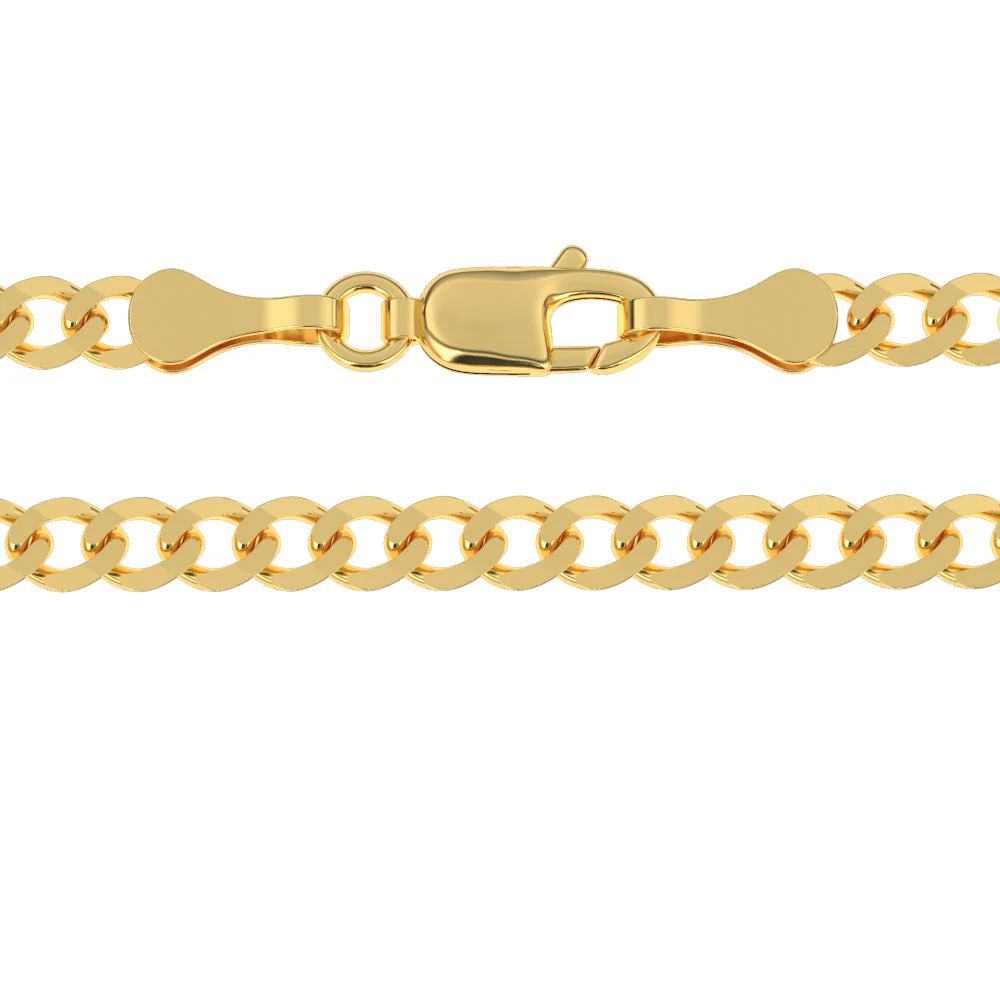 Solid Gold Curb Cuban Link Chain - Image 23
