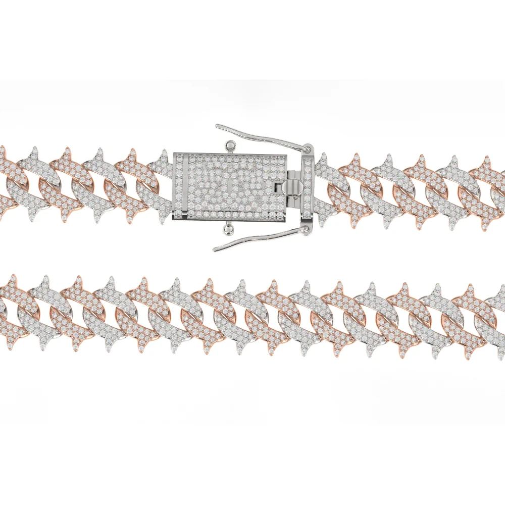 Spiked Diamond Cuban Chain - Image 11
