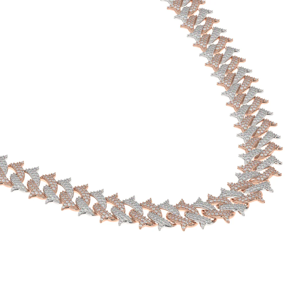 Spiked Diamond Cuban Chain - Image 15