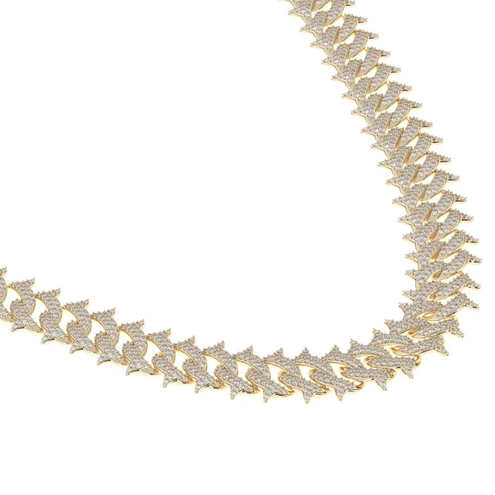 Spiked Diamond Cuban Chain - Image 16