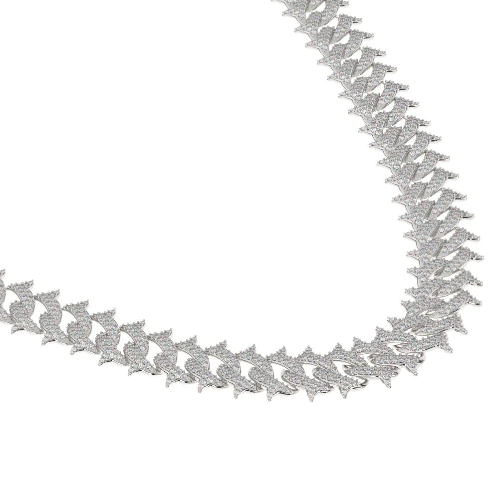 Spiked Diamond Cuban Chain - Image 17