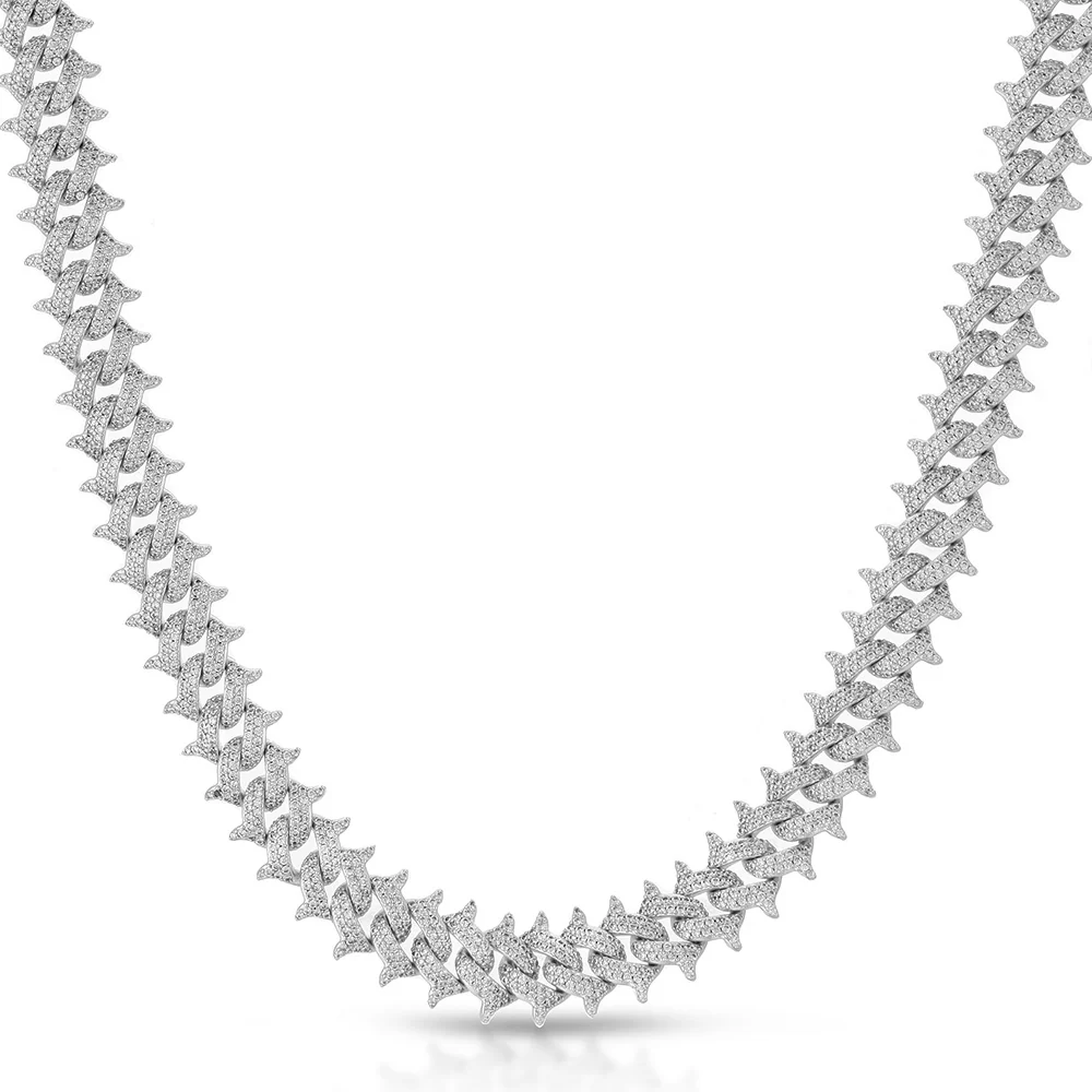 Spiked Diamond Cuban Chain - Image 5