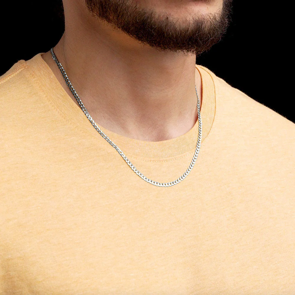 Vermeil Curb Cuban Link Chain - Image 10