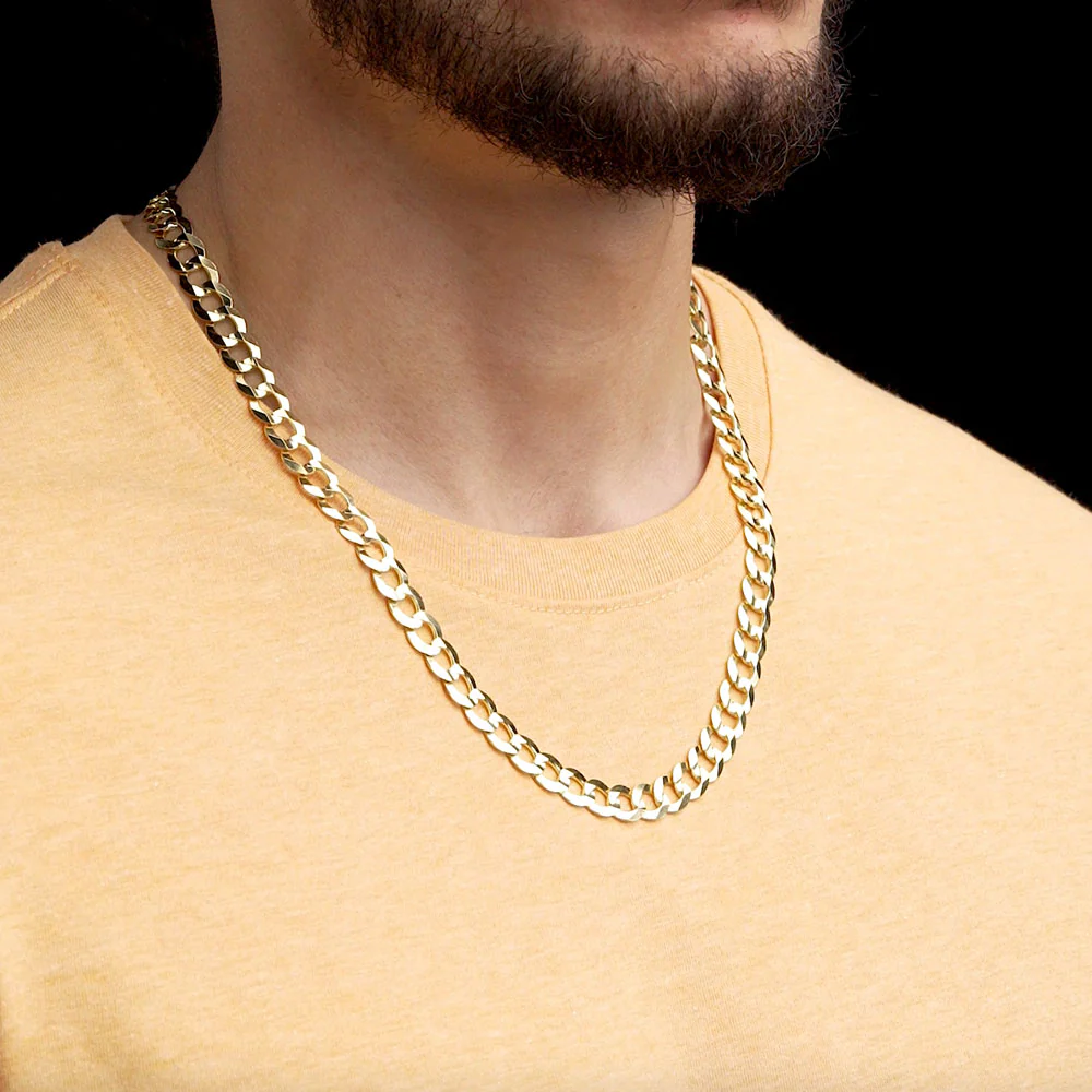 Vermeil Curb Cuban Link Chain - Image 15