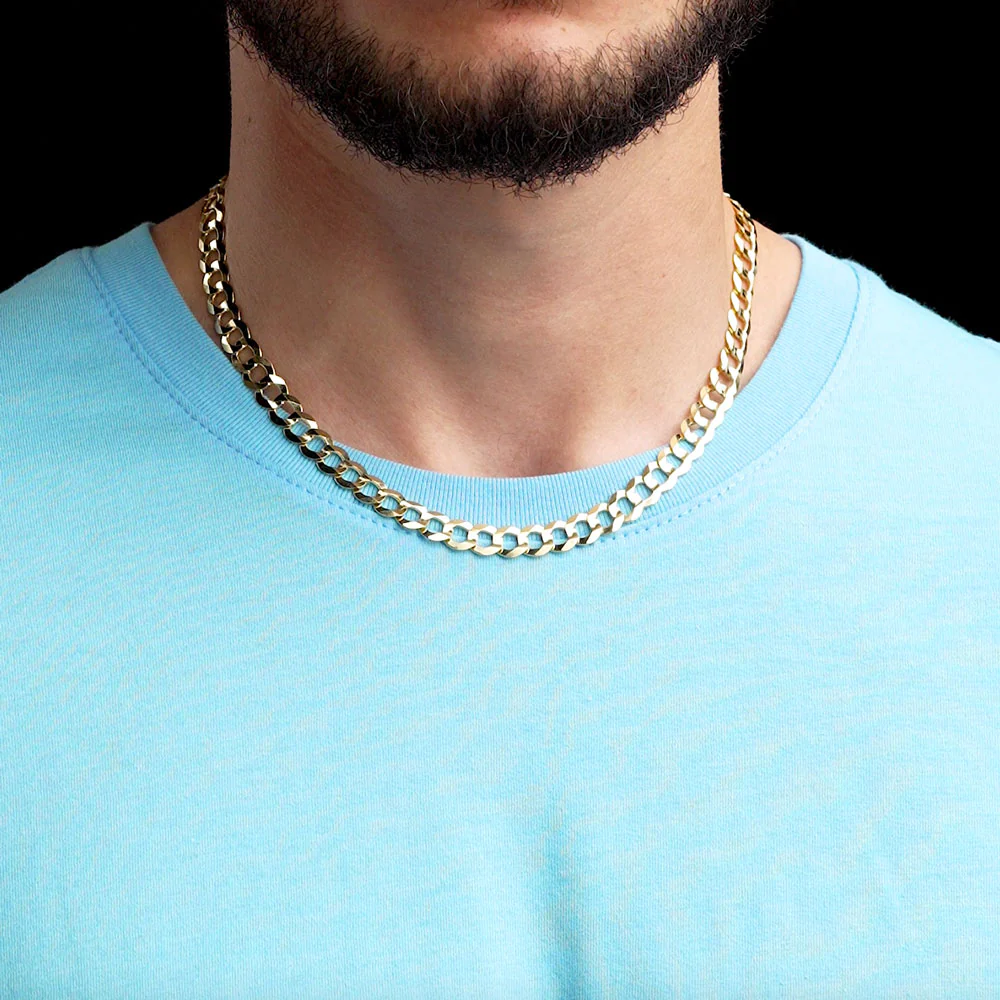 Vermeil Curb Cuban Link Chain - Image 16