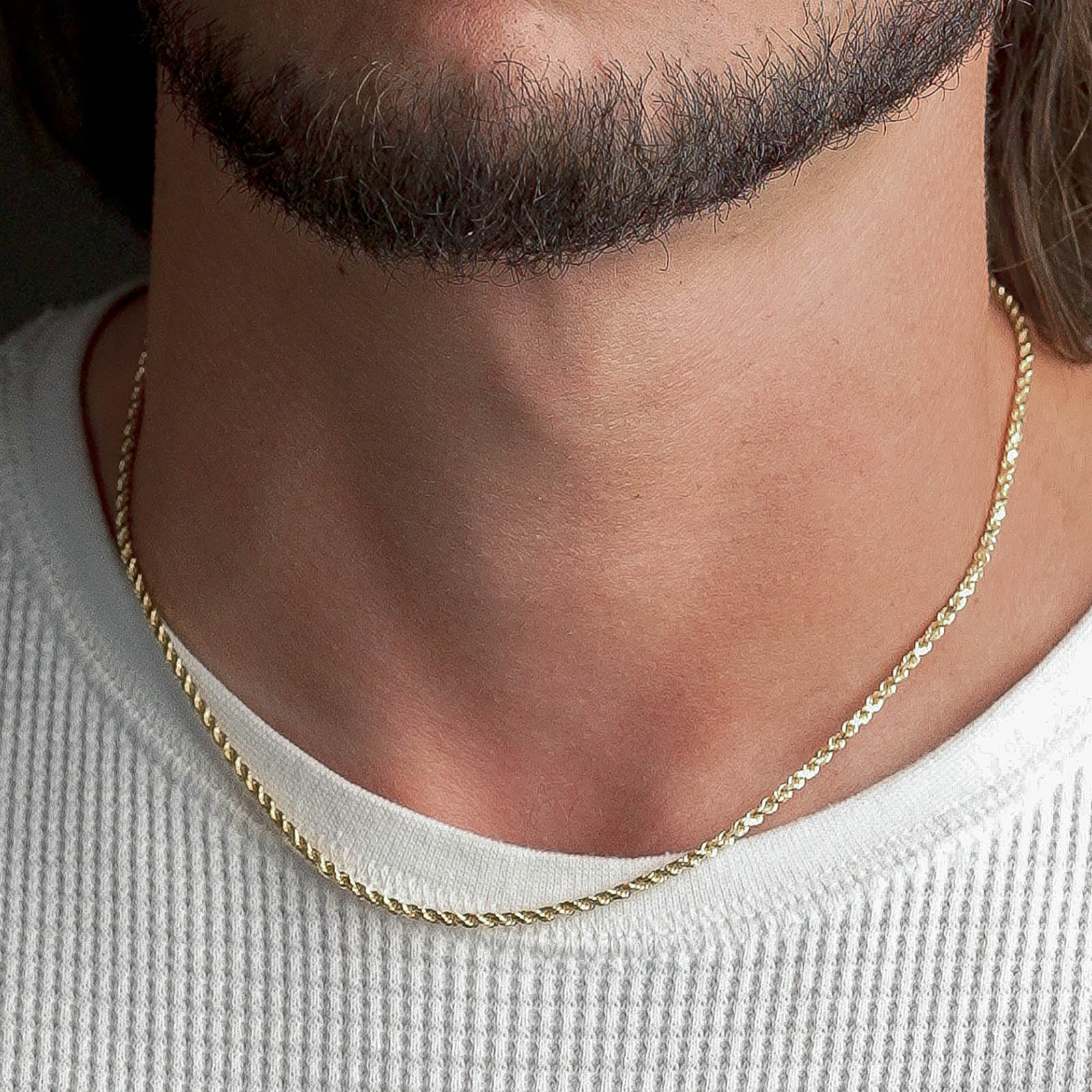 14k Gold Italian Vermeil Rope Chain - Image 15