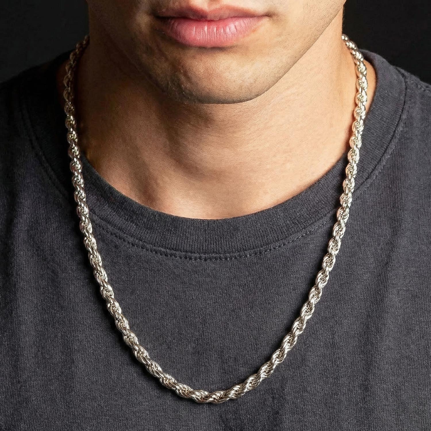 14k Gold Italian Vermeil Rope Chain - Image 16