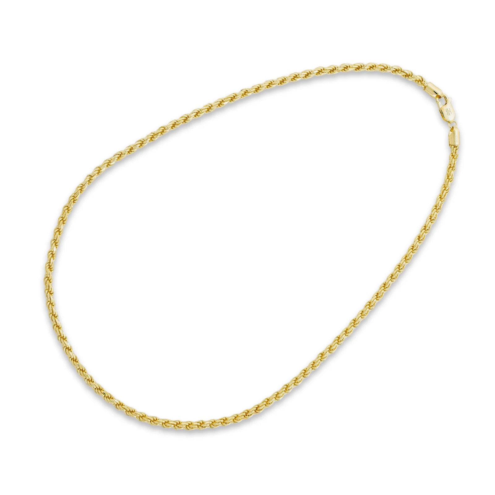 14k Gold Italian Vermeil Rope Chain - Image 7