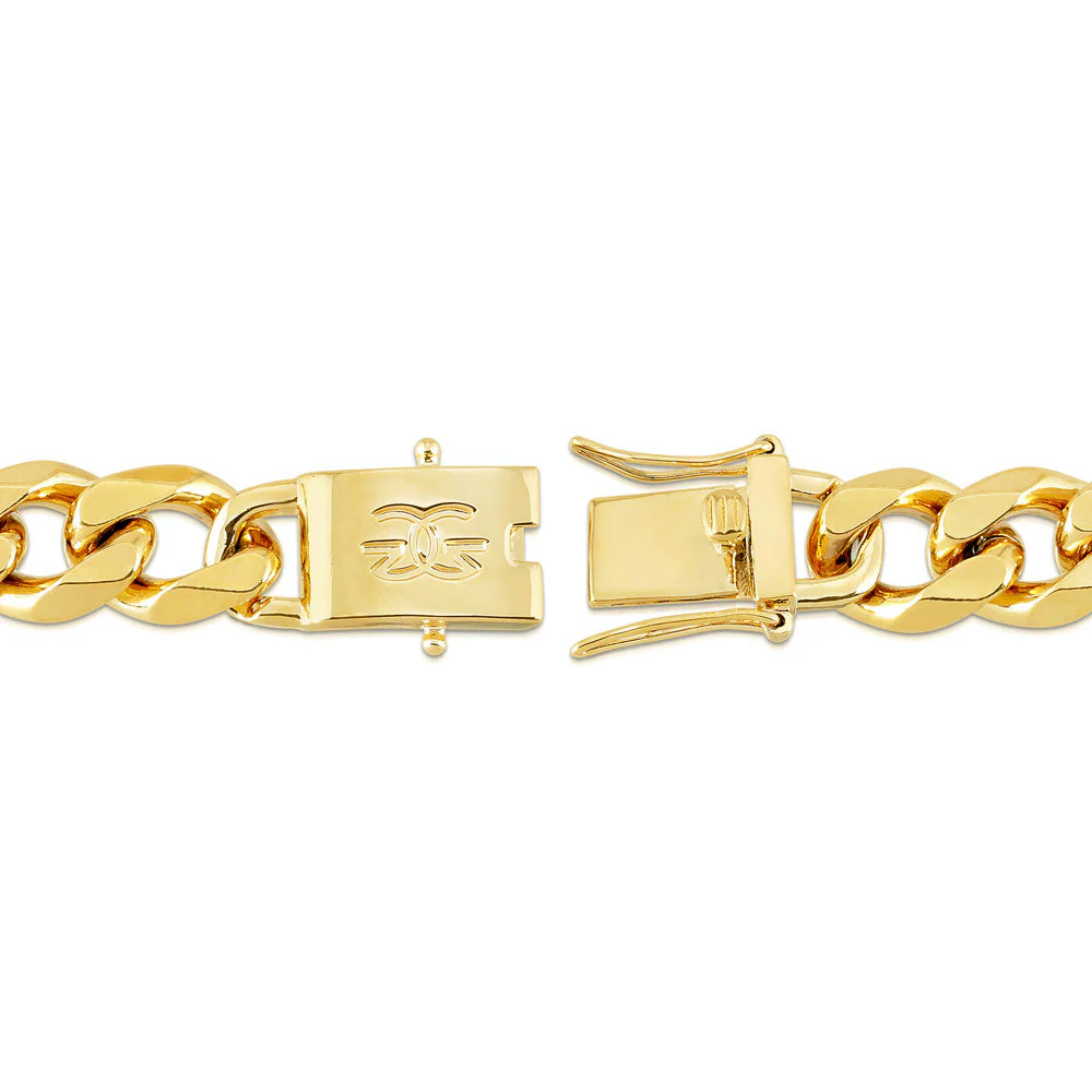 Women's Flat Edge Cuban Link Chain - Image 3