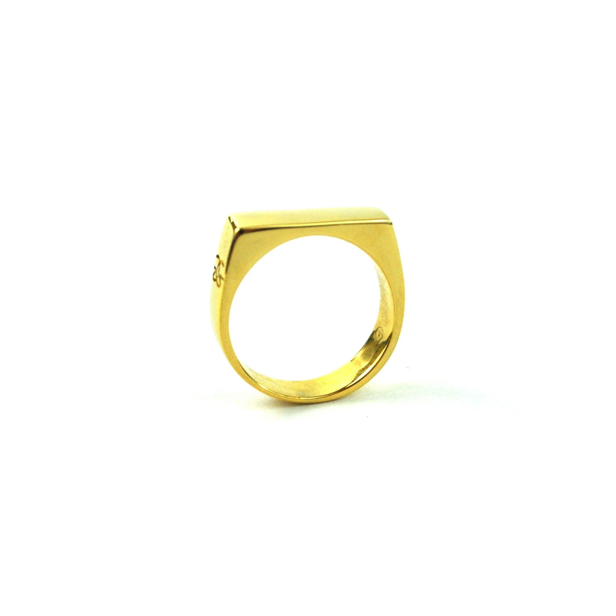 Women's Gold Bar Ring - Image 3